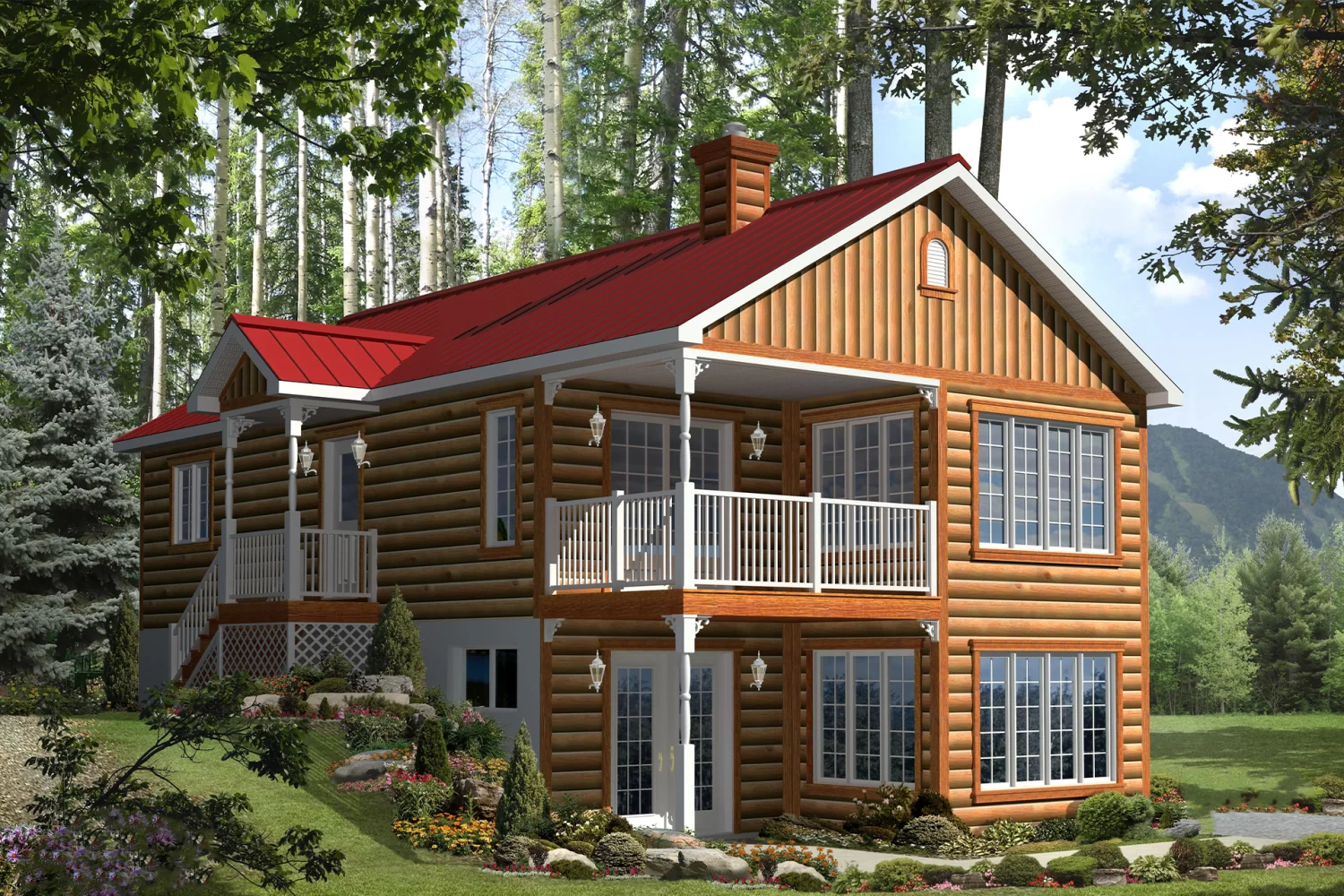modele de chalet Expo Laval 2007