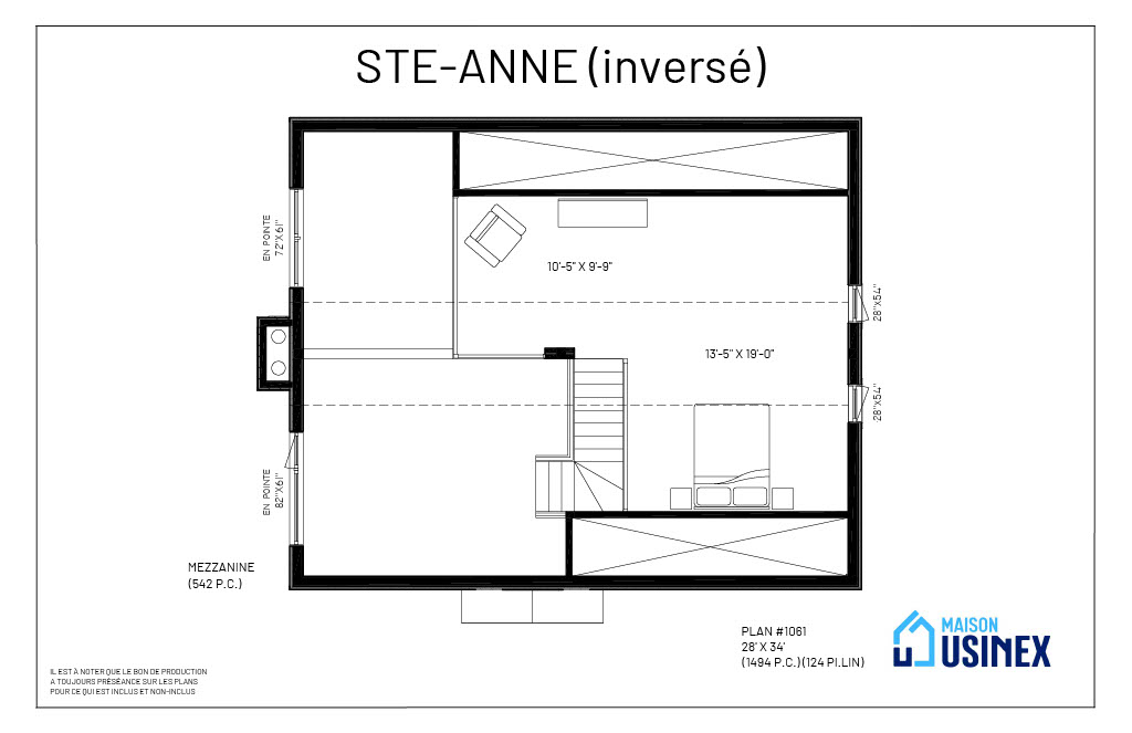 SainteAnne Modèle de maison ou de chalet Maison Usinex